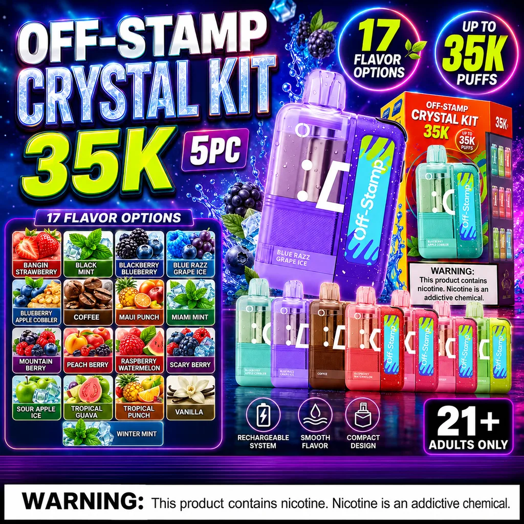 Off-Stamp Crystal Kit 35K at 247 Smoke Shop Sand Lake / Universal Studio in Orlando